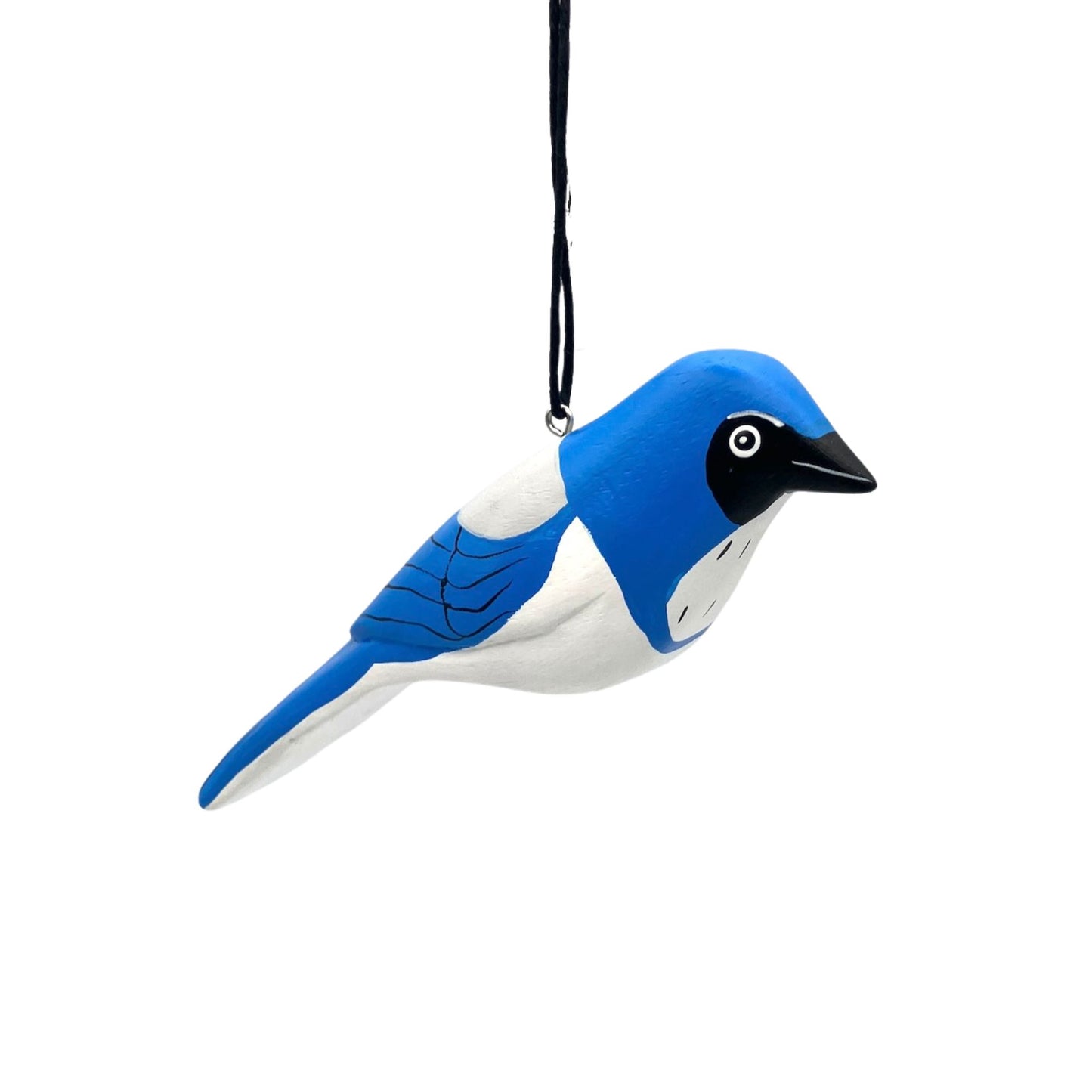 California Scrub Jay Balsa Ornament