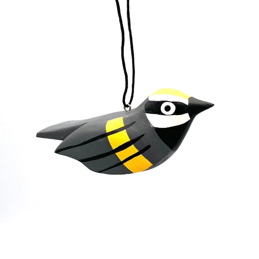 Golden-winged Warbler Balsa Ornament