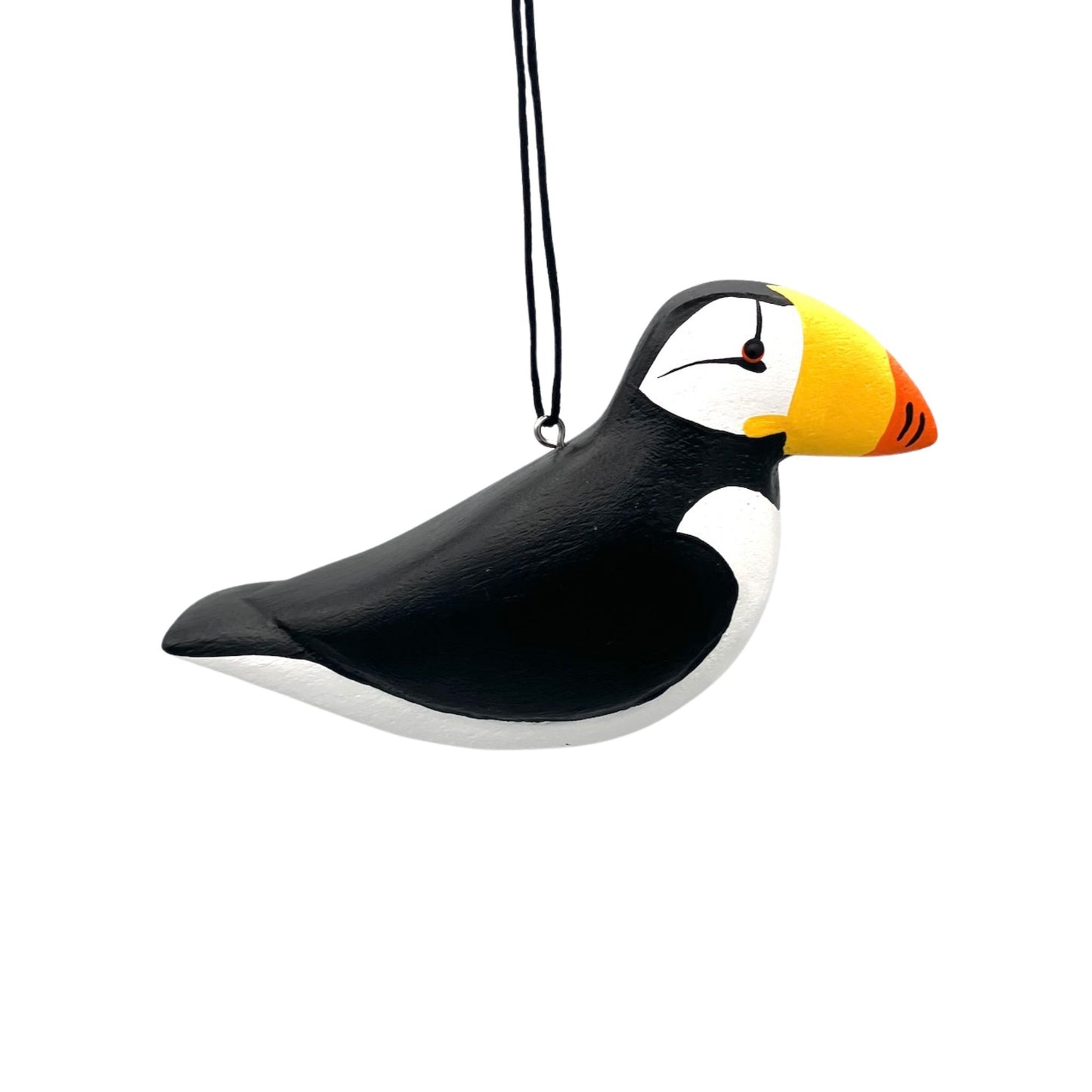 Horned Puffin Balsa Ornament