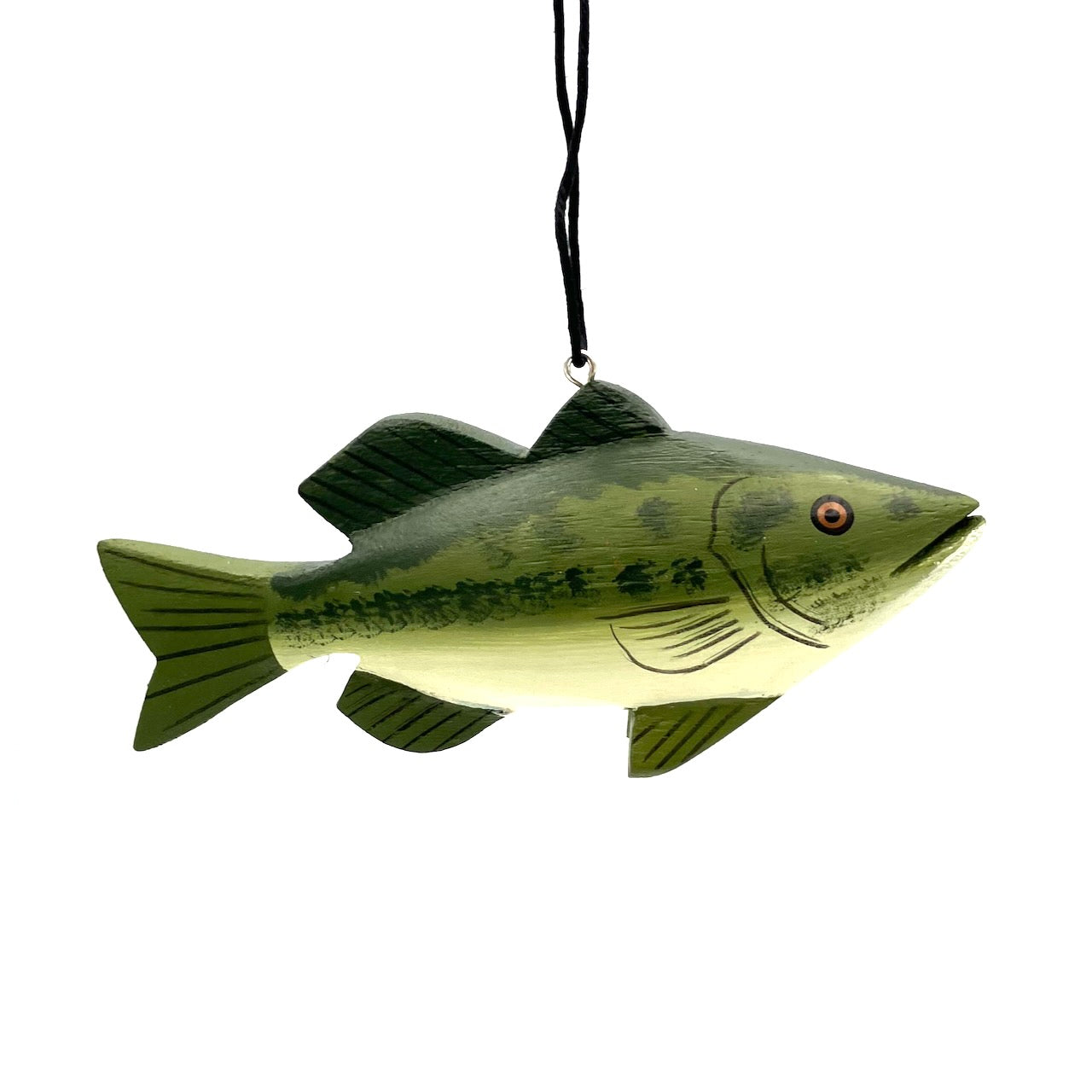 Largemouth Bass Balsa Ornament
