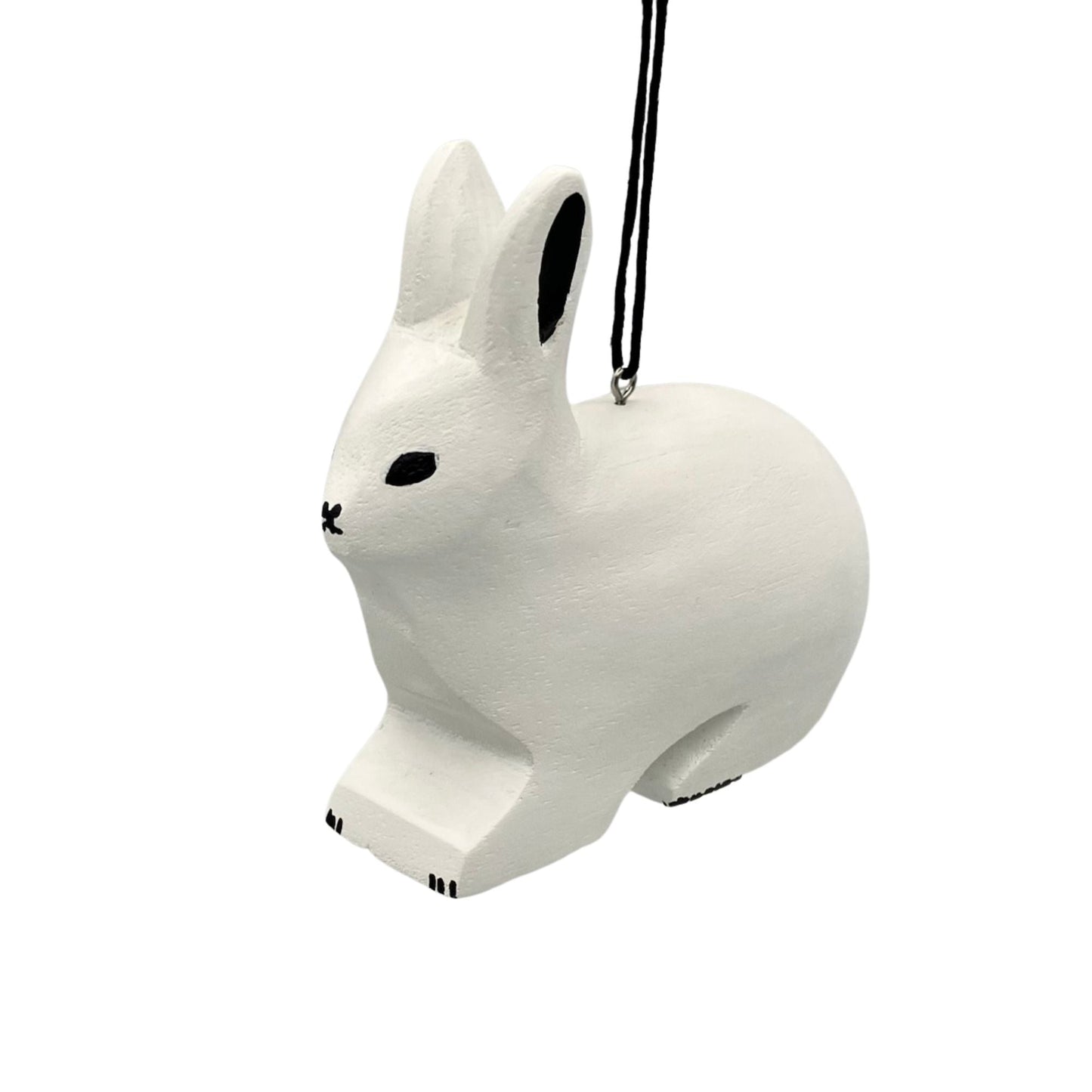 Snowshoe Hare Balsa Ornament