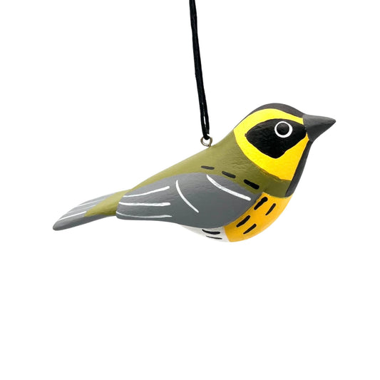 Townsend's Warbler Balsa Ornament