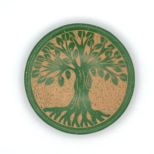 Tree of Life Ceramic Ring Dish