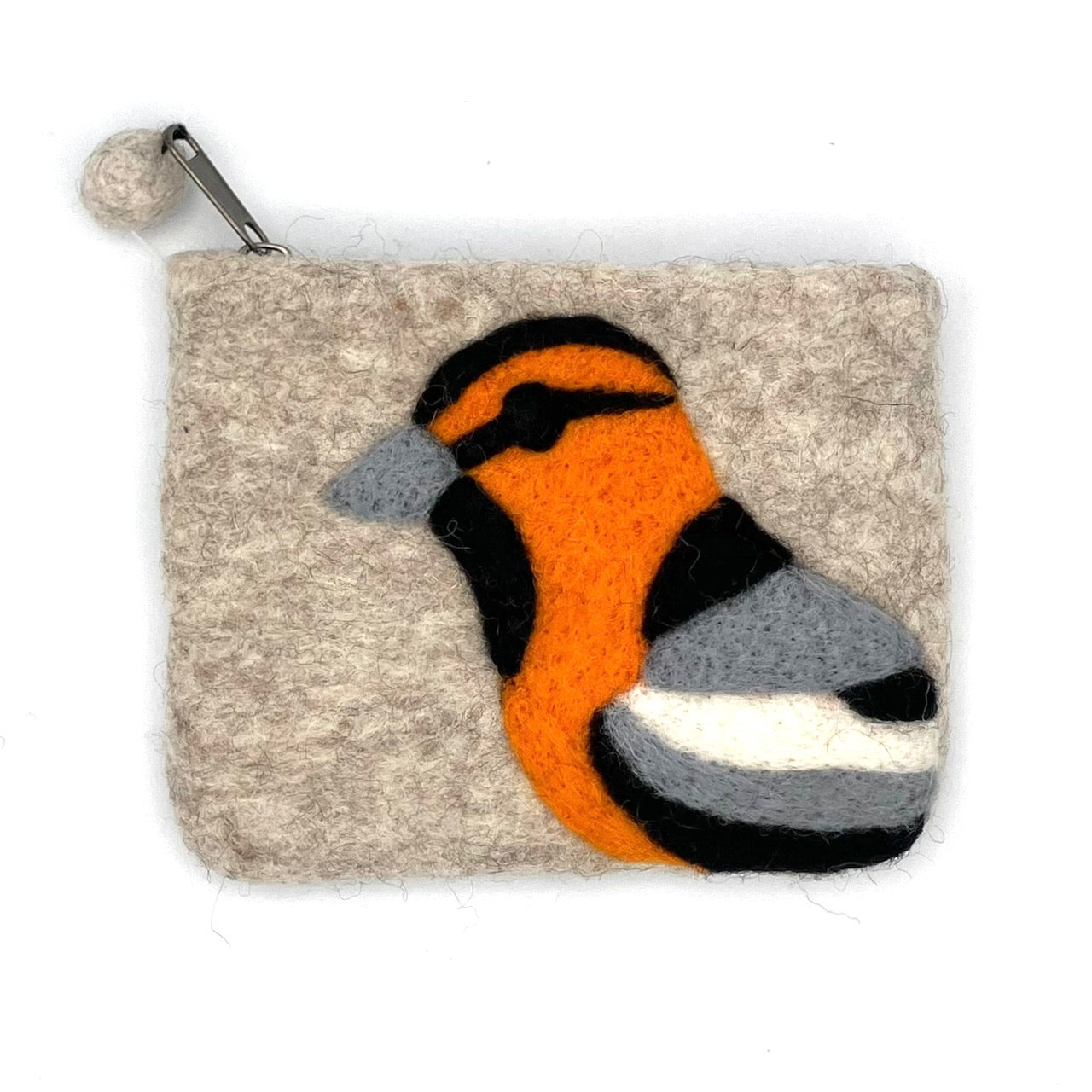 Bullock's Oriole Felt Coin Purse
