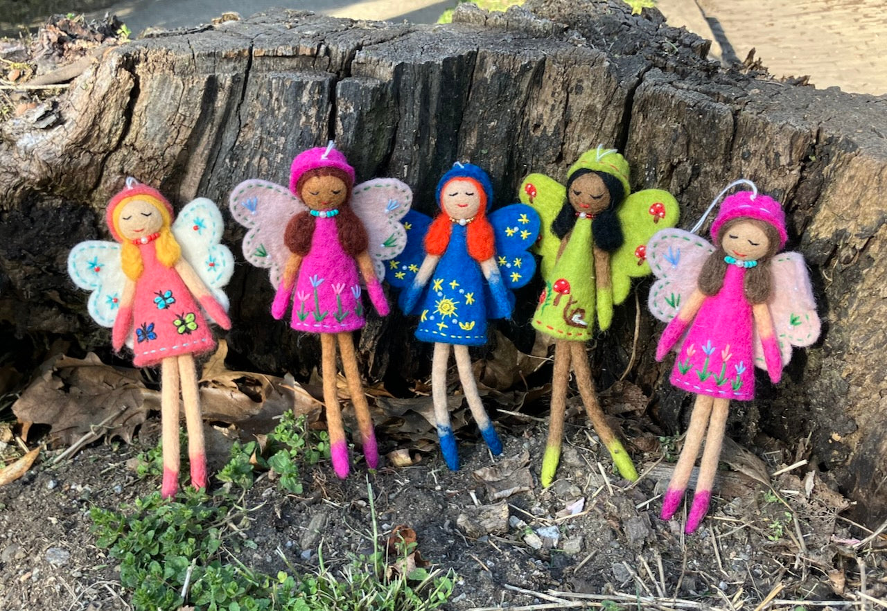 Blossom Fairy Felt Ornament