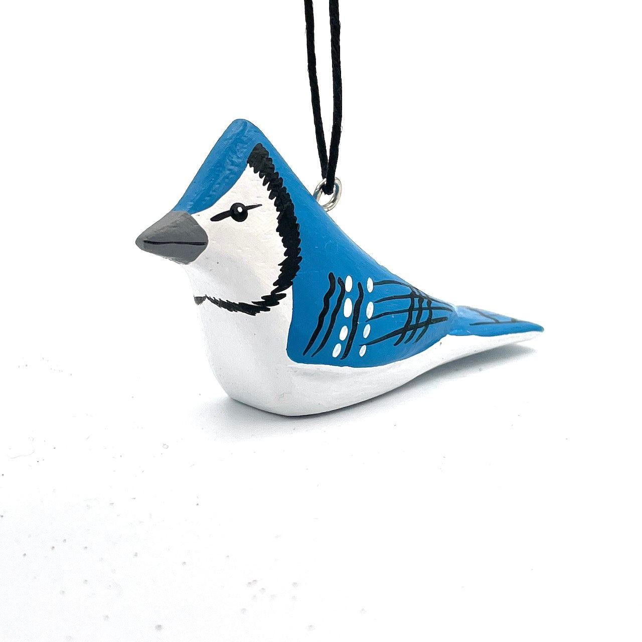 Mini Blue Jay Balsa Ornament