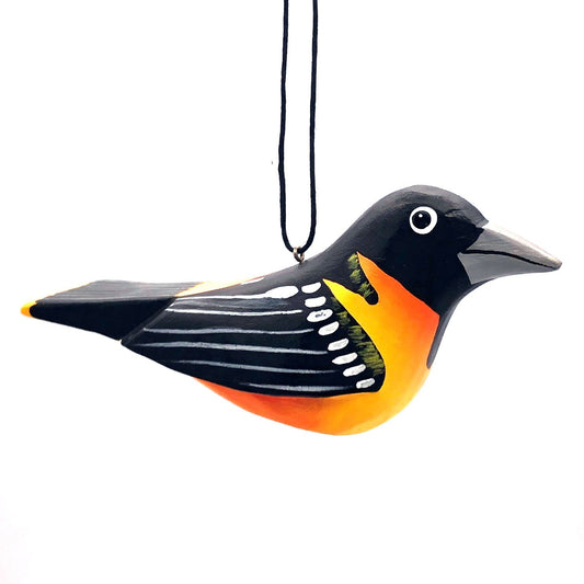 Northern Oriole Balsa Ornament