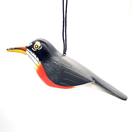 American Robin Balsa Ornament