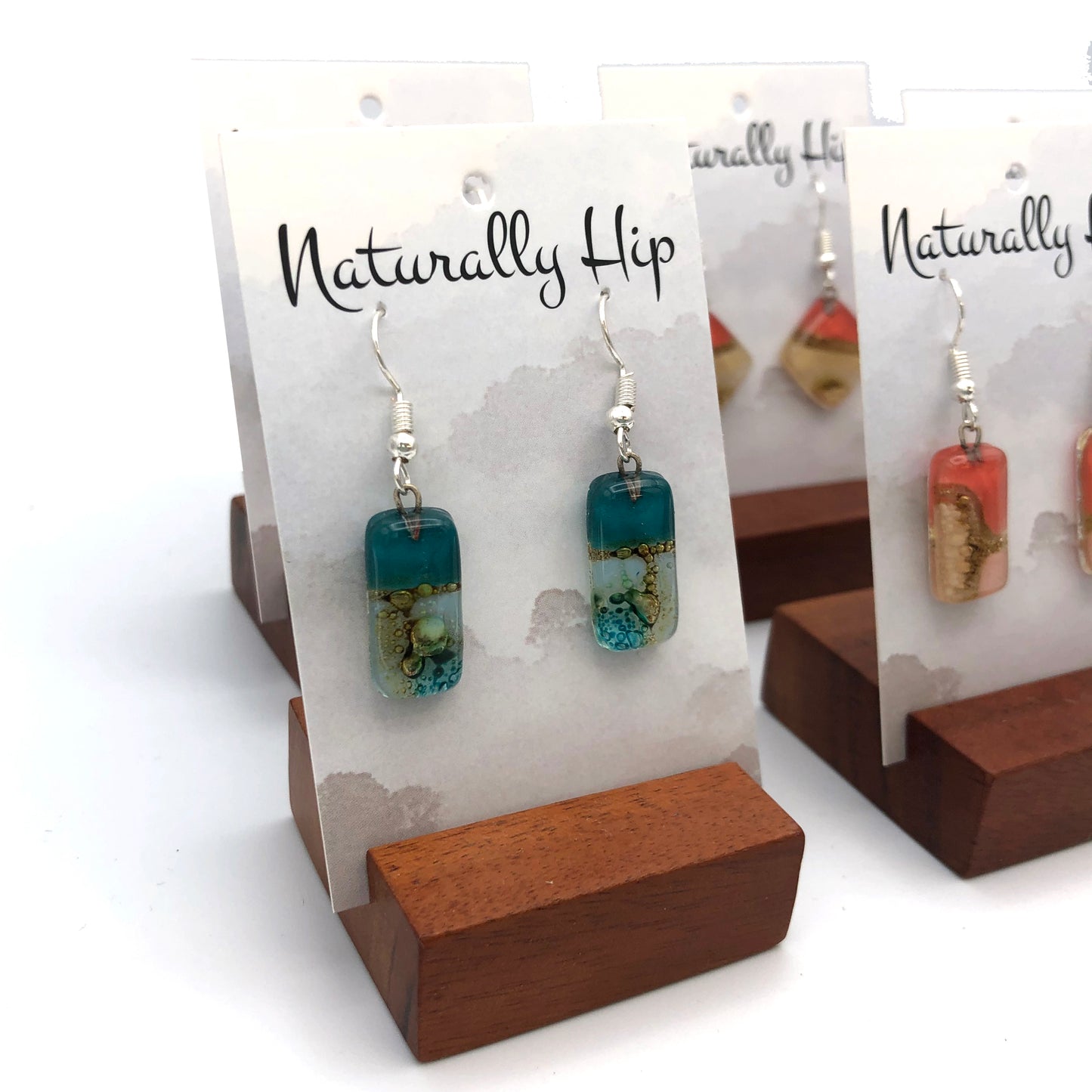 Hardwood Jewelry Display Blocks