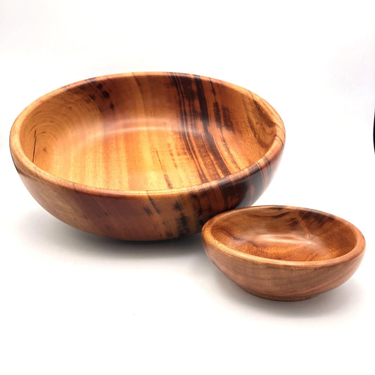 Tropical Hardwood Chip & Dip Serving Set