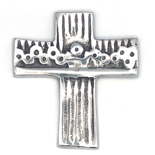 Recycled Aluminum Last Supper Cross