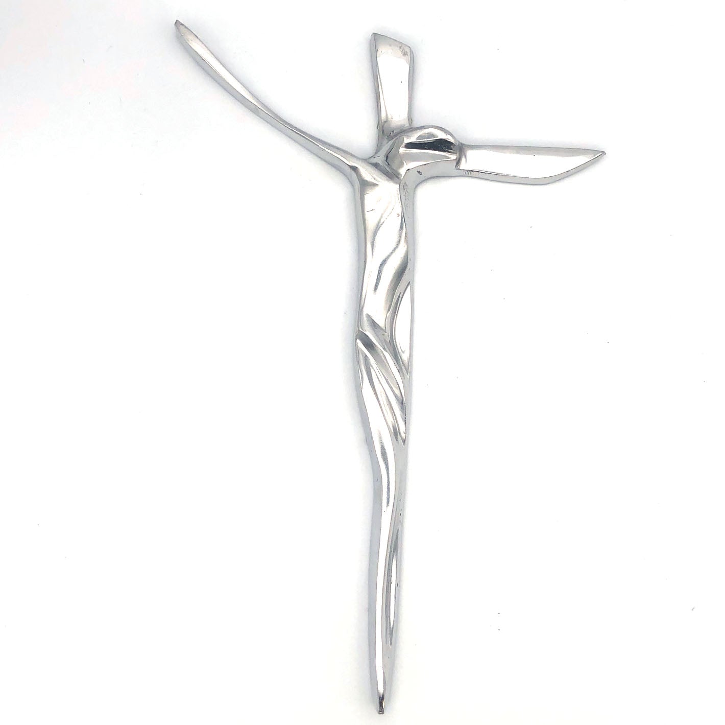 Recycled Aluminum Modern Cross