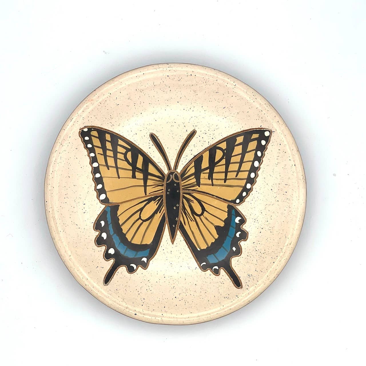 Tiger Swallowtail Ceramic Ring Dish