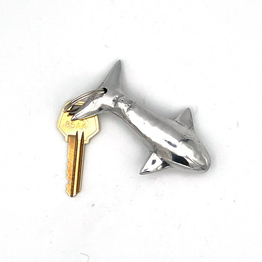 Recycled Aluminum Blue Whale Keychain