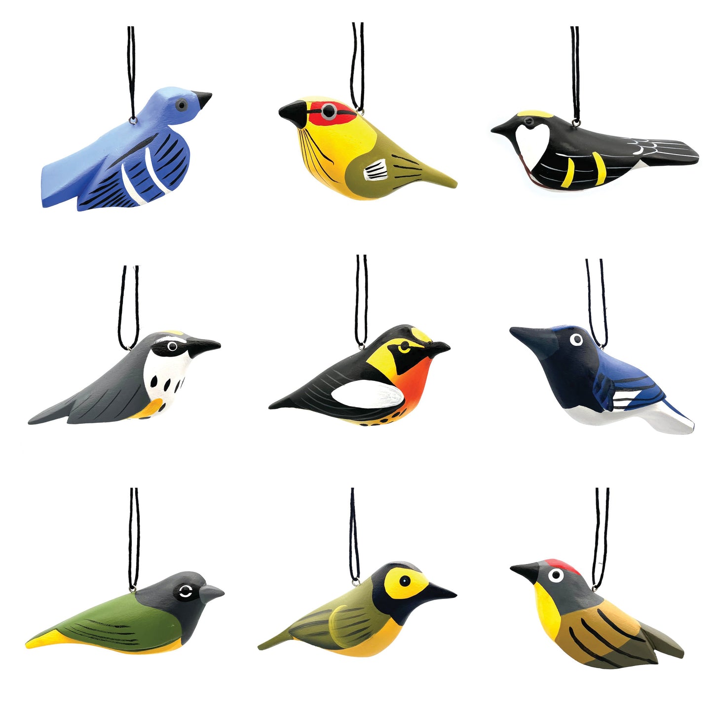 Warbler Balsa Ornament Assortment (30 units)