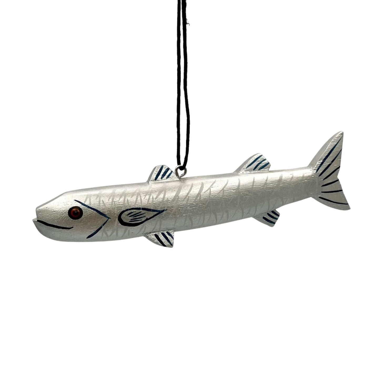 Barracuda Balsa Ornament