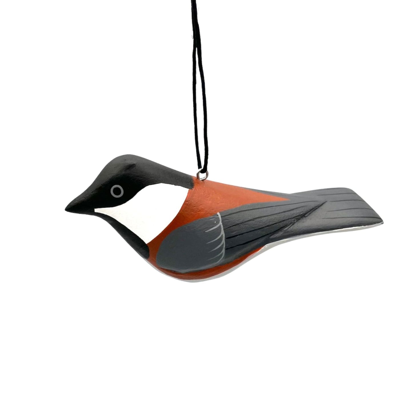 Chestnut-backed Chickadee Balsa Ornament