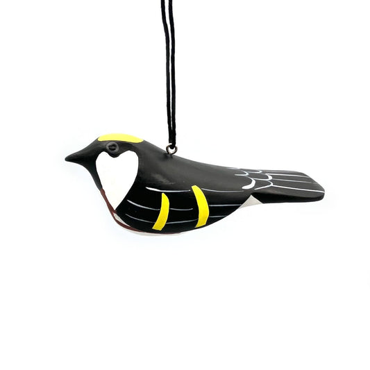 Chestnut-sided Warbler Balsa Ornament