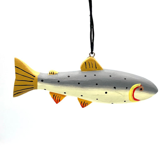 Cutthroat Trout Balsa Ornament