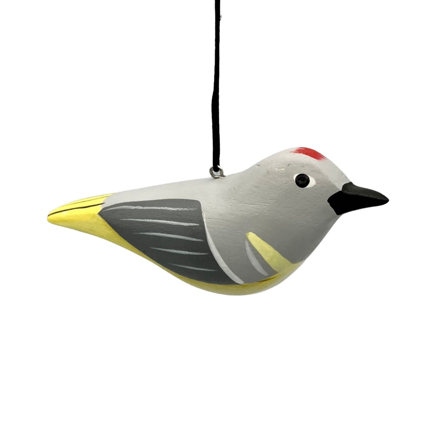 Ruby-crowned Kinglet Balsa Ornament