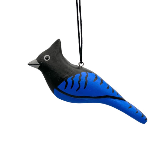 Steller's Jay Balsa Ornament