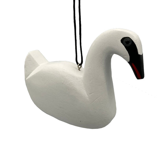 Trumpeter Swan Balsa Ornament