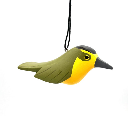 Wilson's Warbler Balsa Ornament