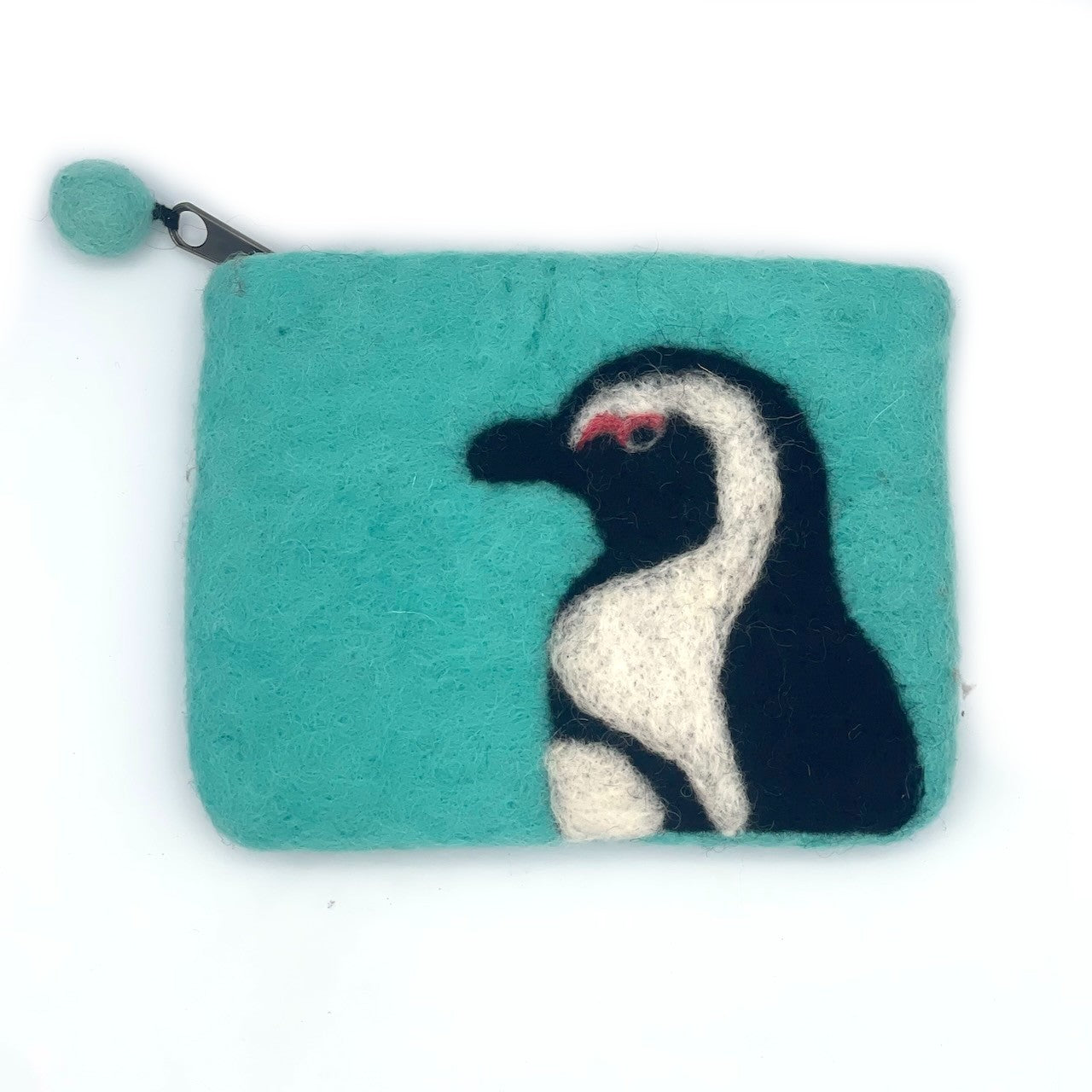 African Penguin Felt Coin Purse