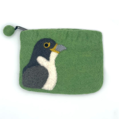 Peregrine Falcon Felt Coin Purse