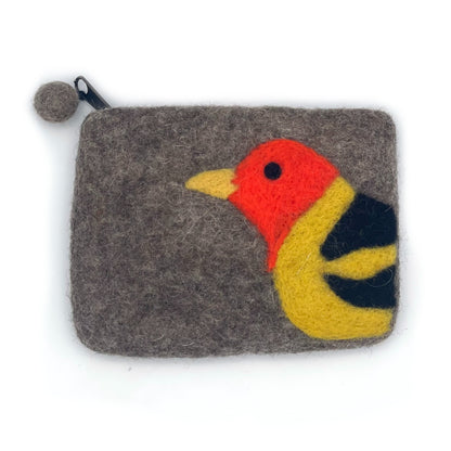 Western Tanager Felt Coin Purse