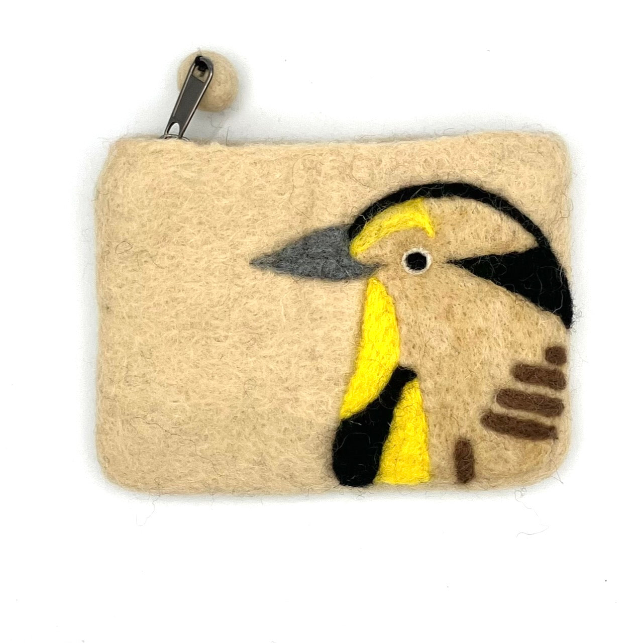 Western Meadowlark Felt Coin Purse