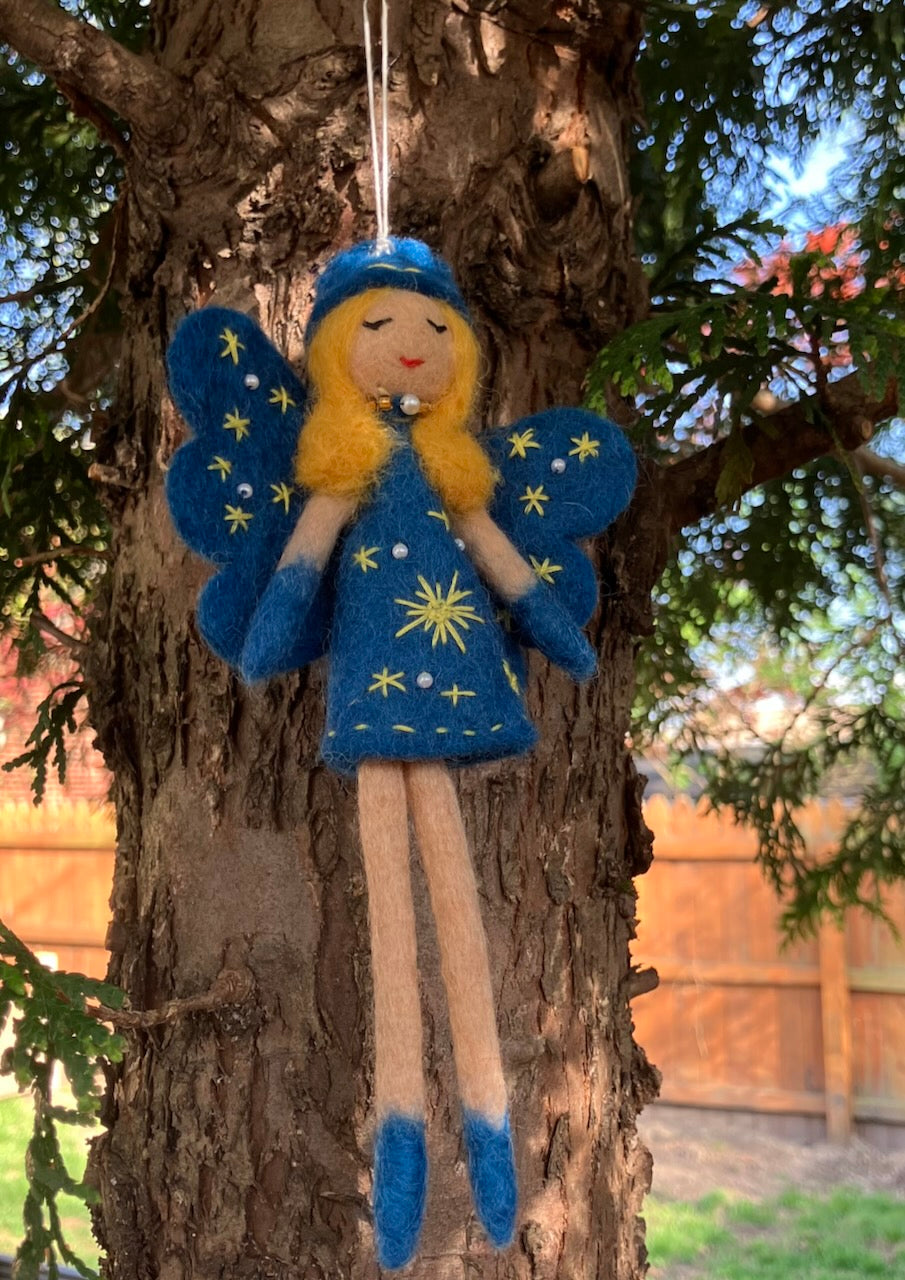 Blossom Fairy Felt Ornament