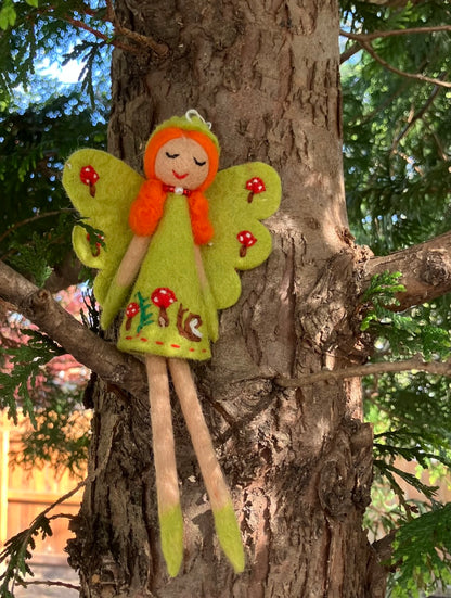 Clementine Fairy Felt Ornament