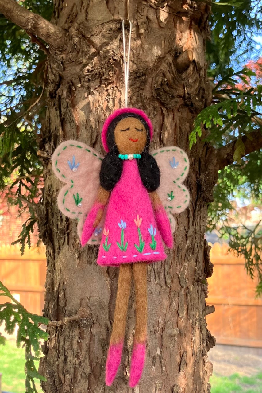 Fern Fairy Felt Ornament