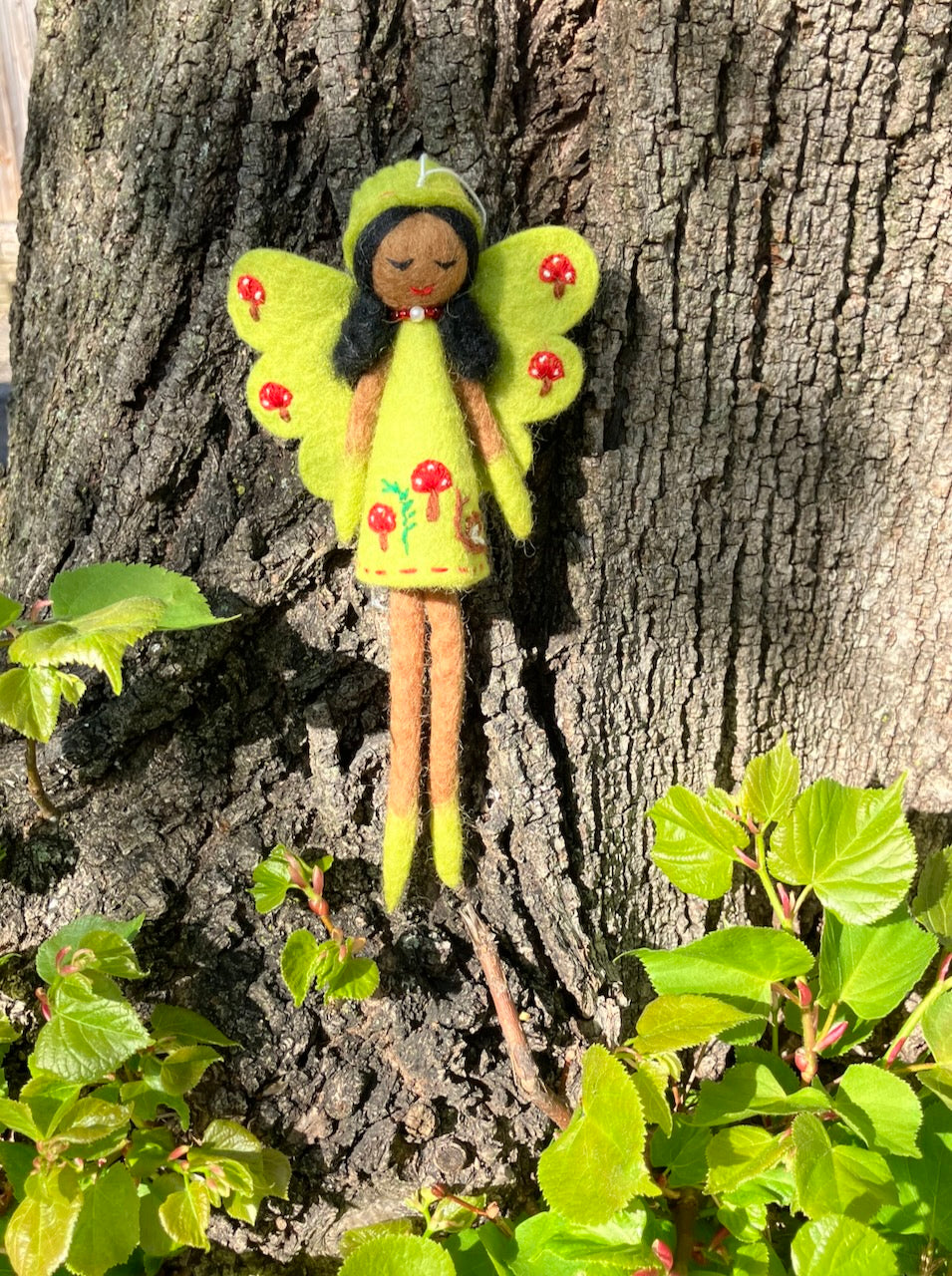 Fern Fairy Felt Ornament