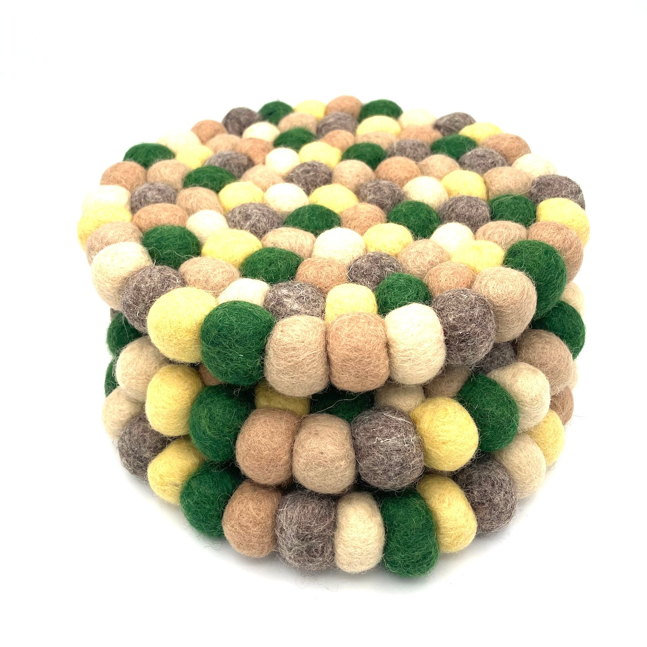 Autumn Felt Ball Trivet