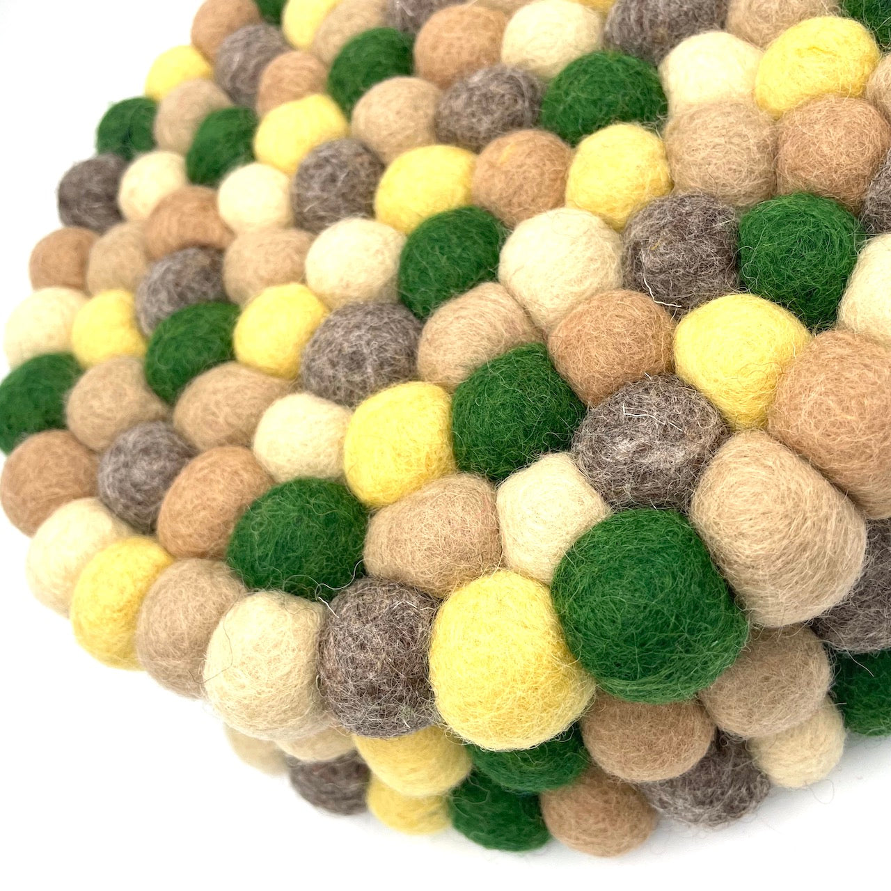 Autumn Felt Ball Trivet