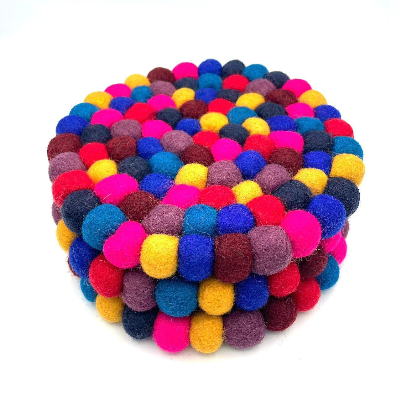 Jeweltone Felt Ball Trivet