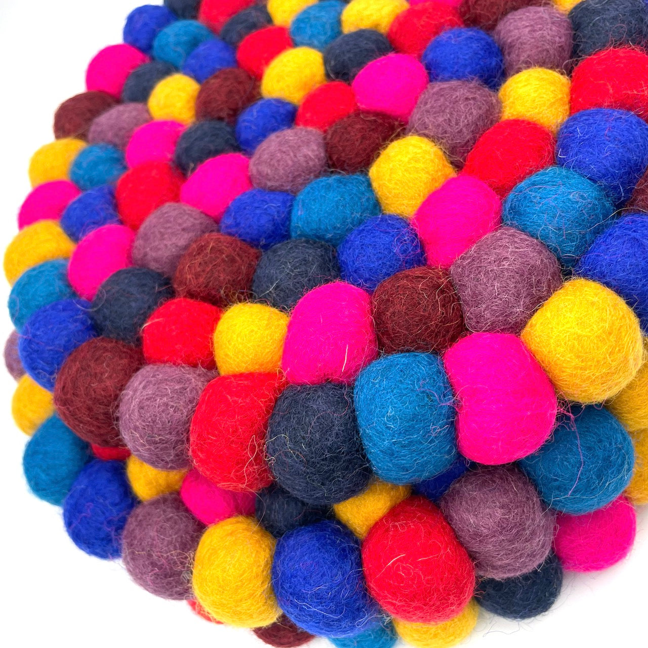 Jeweltone Felt Ball Trivet