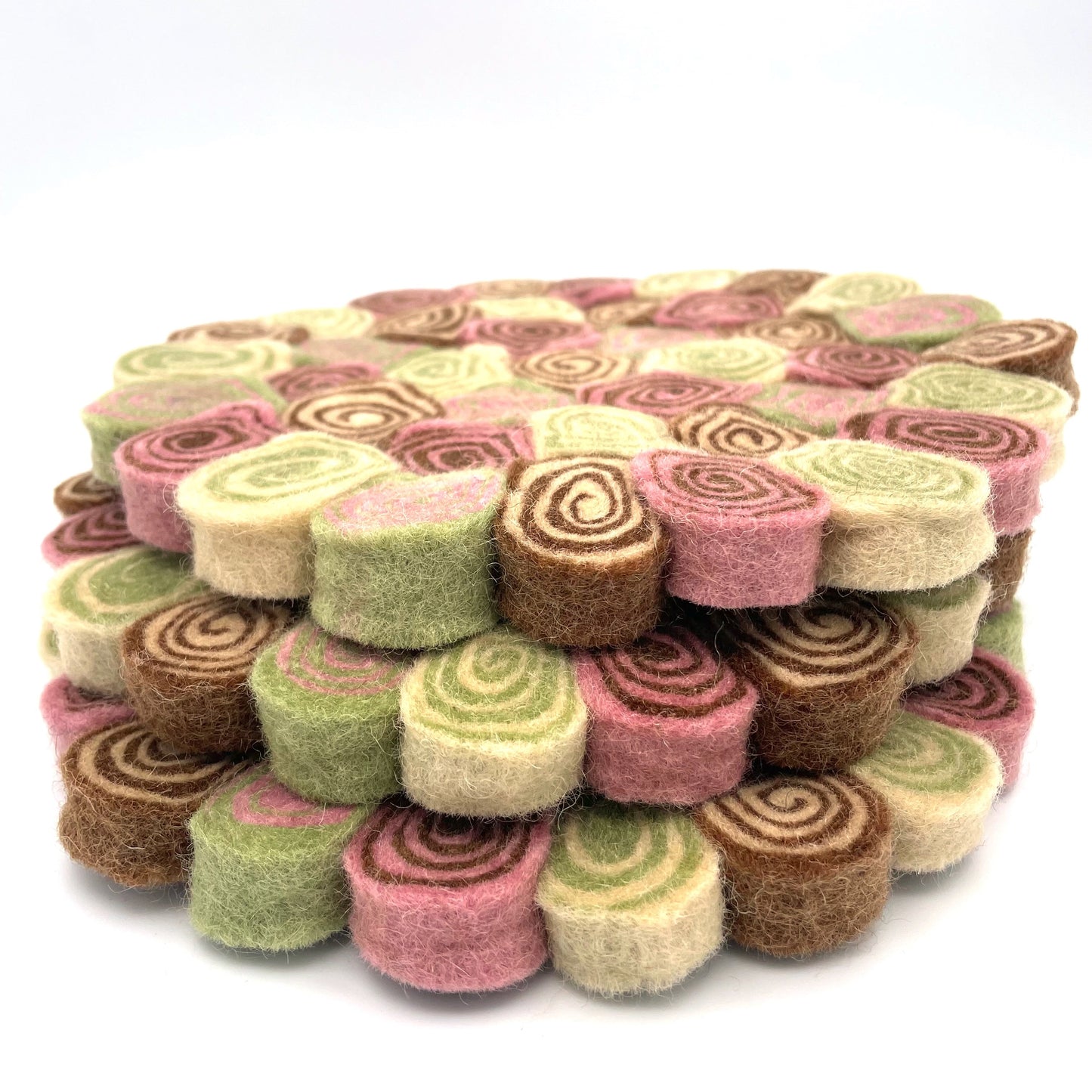 Kyoto Matcha Felt Swirl Trivet