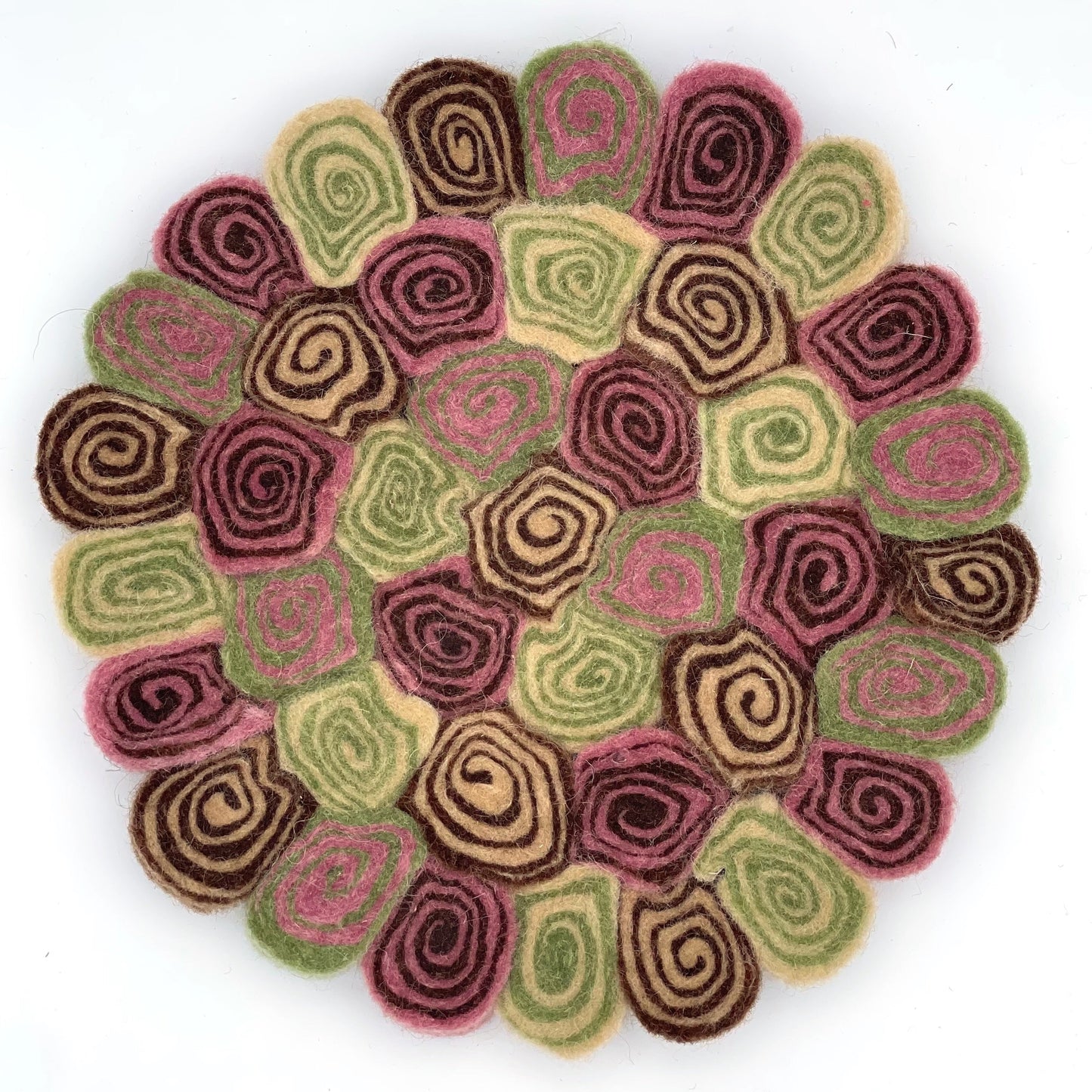 Kyoto Matcha Felt Swirl Trivet