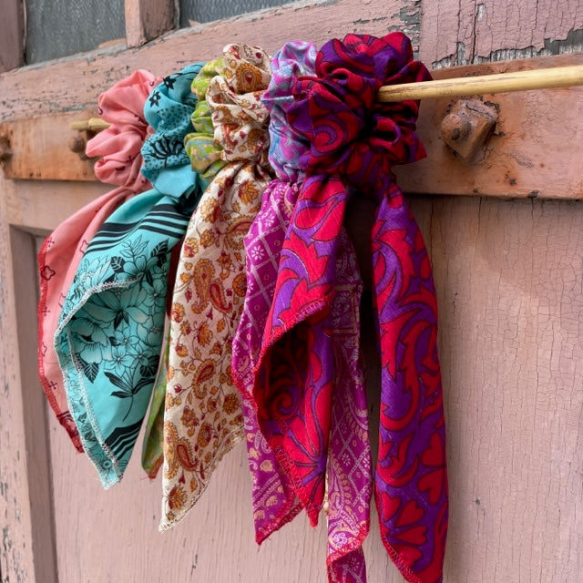 Sari Scarf Scrunchies