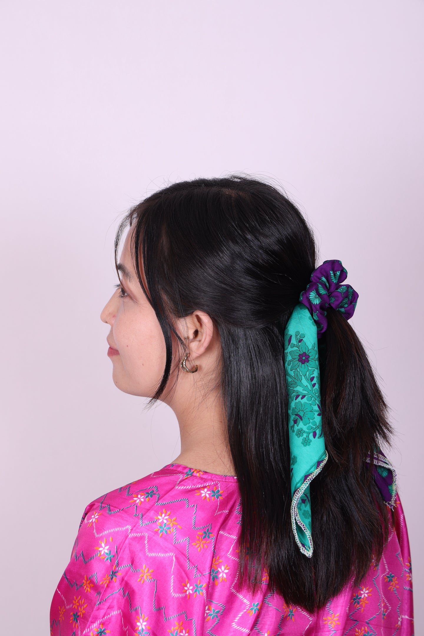 Sari Scarf Scrunchies