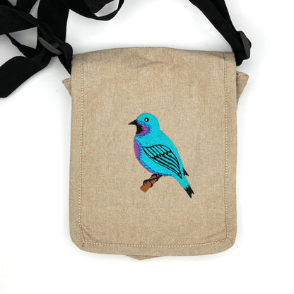 Turquoise Cotinga Field Bag