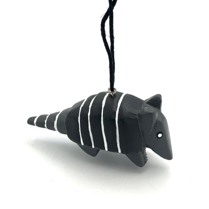 Mini Armadillo Balsa Ornament