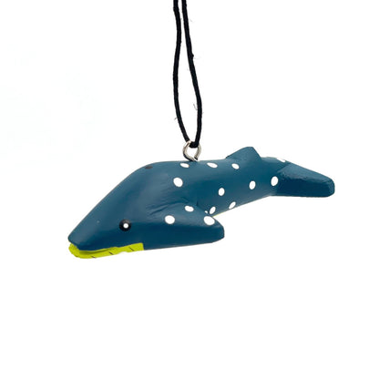 Mini Blue Whale Balsa Ornament