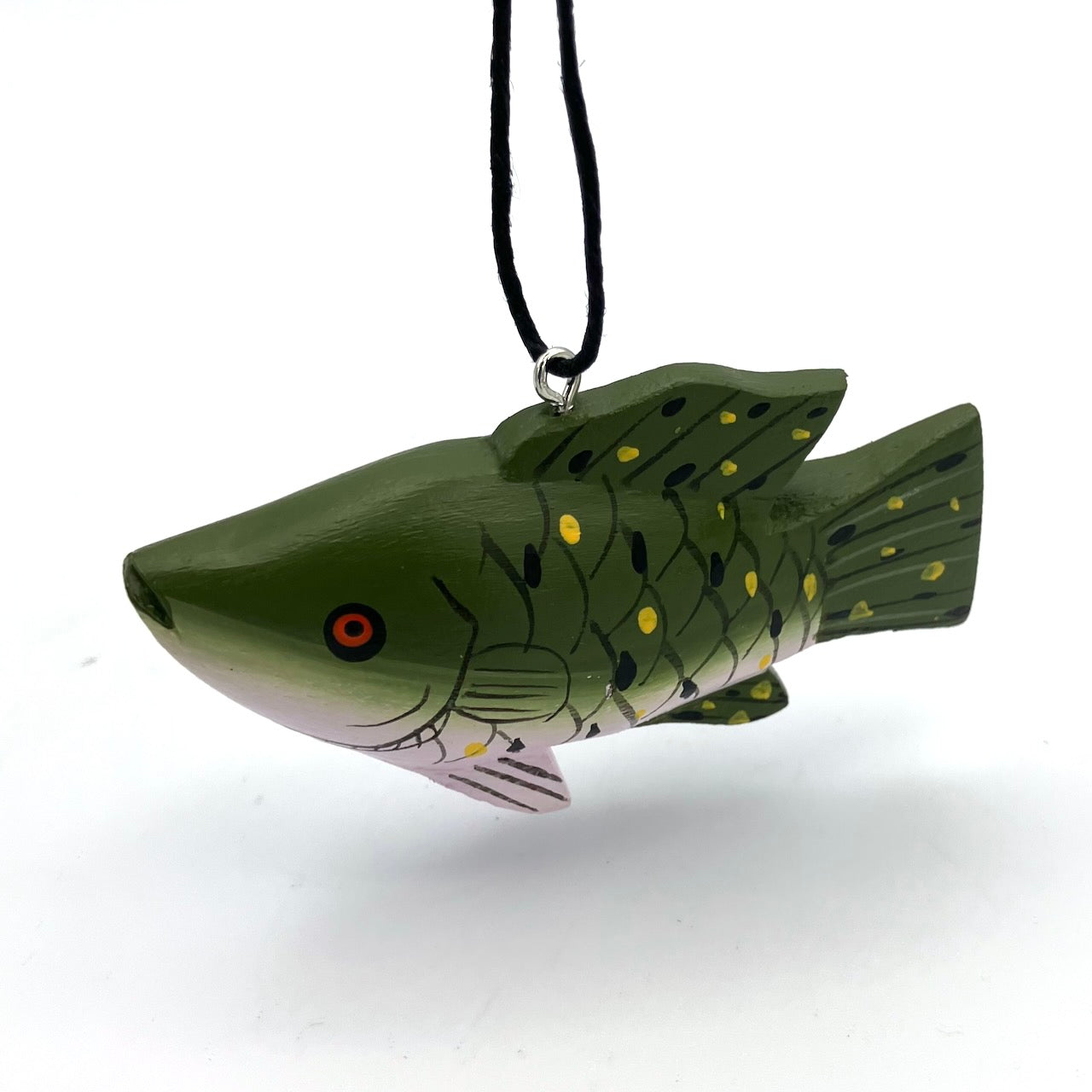 Mini Black Crappie Balsa Ornament