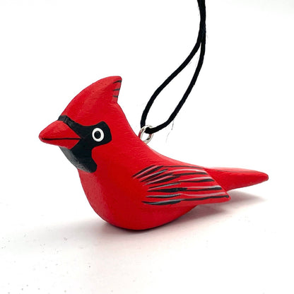 Mini Cardinal Balsa Ornament