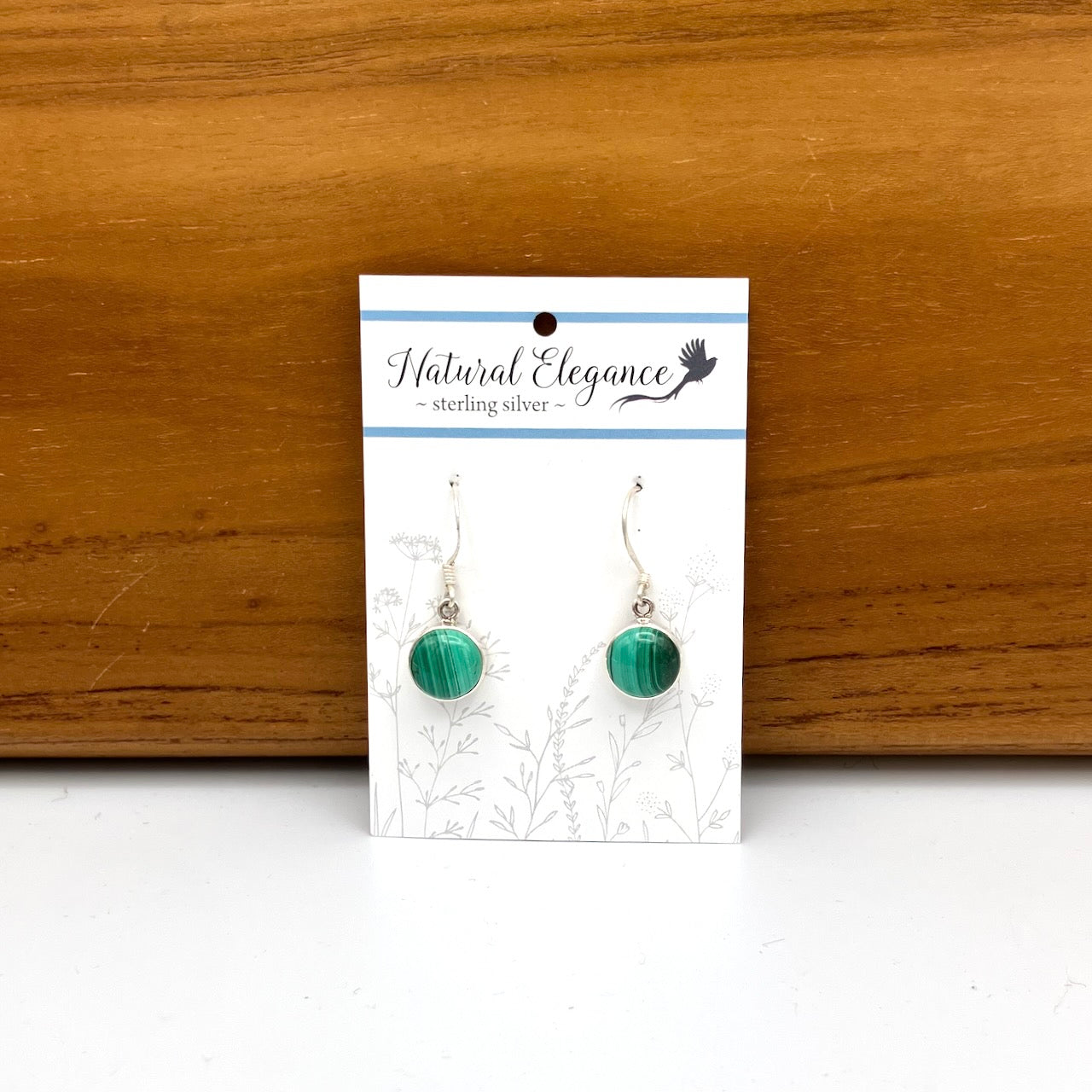 Malachite Sterling Silver Earrings