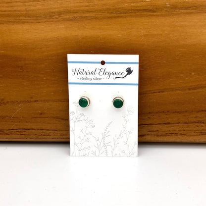 Adventurine Sterling Silver Earrings